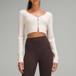 NWOT Lululemon Merino Wool Blend Cropped Cardigan